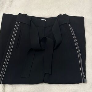 Elegant Wilfred Black Women's Pants with Belt